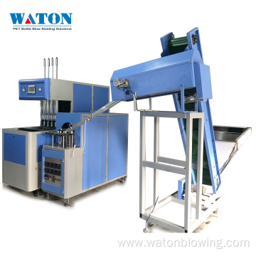 PET semi-automatic plastic bottle blow molding machine